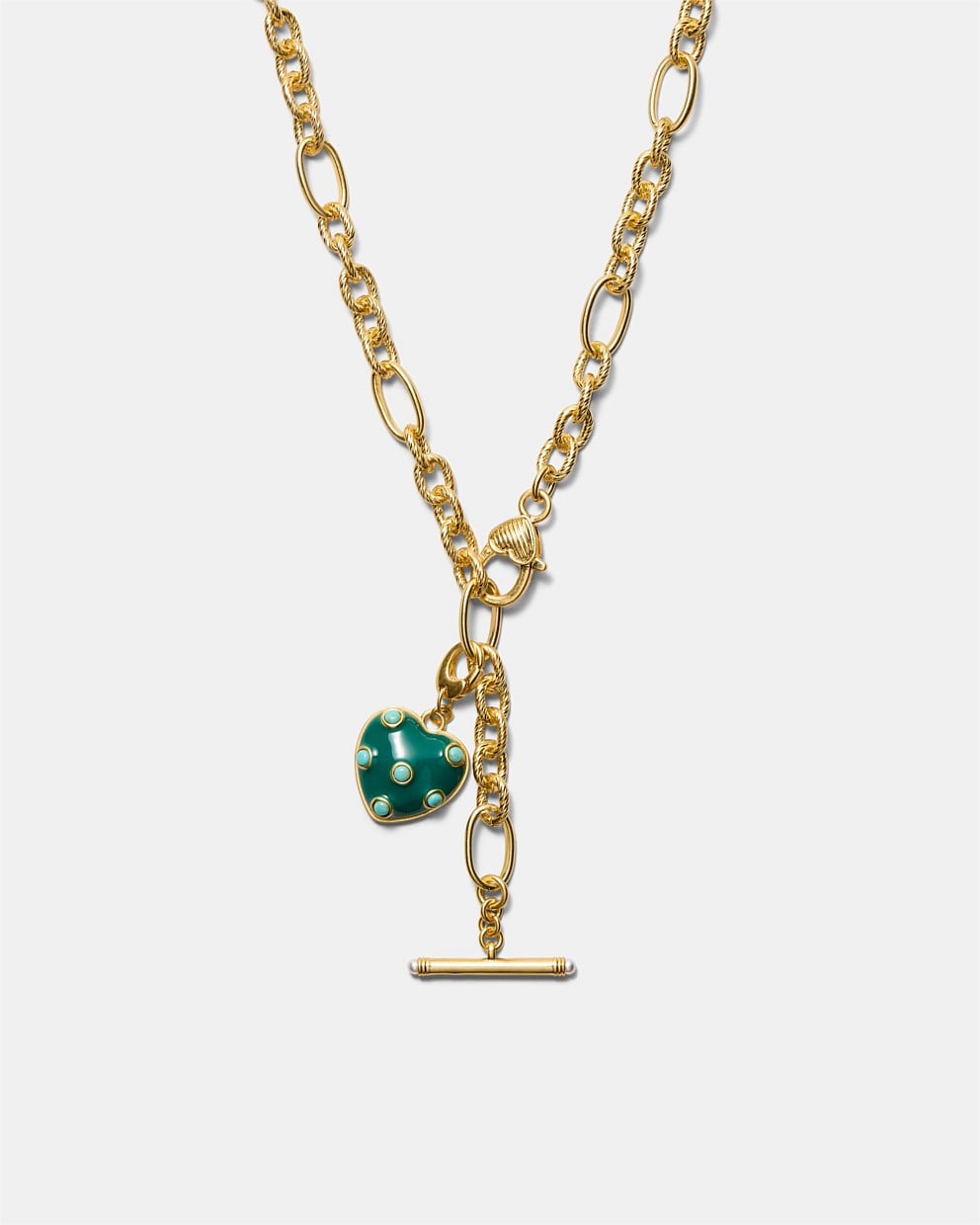 Polka Heart Necklace