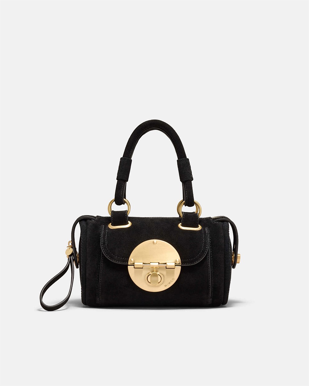 Turnlock Bowler Grab Crossbody Bag