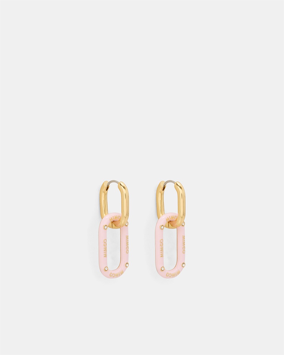 Linked Up Huggie Earrings