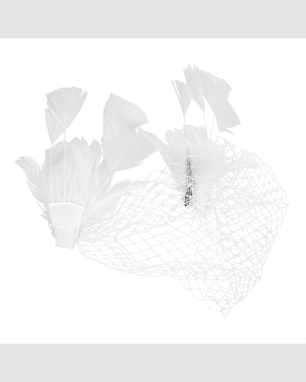 Ruffle Feathers Veil