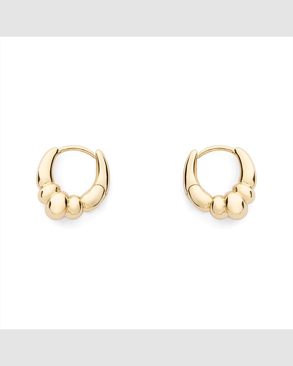 Scallop Hoop Earrings