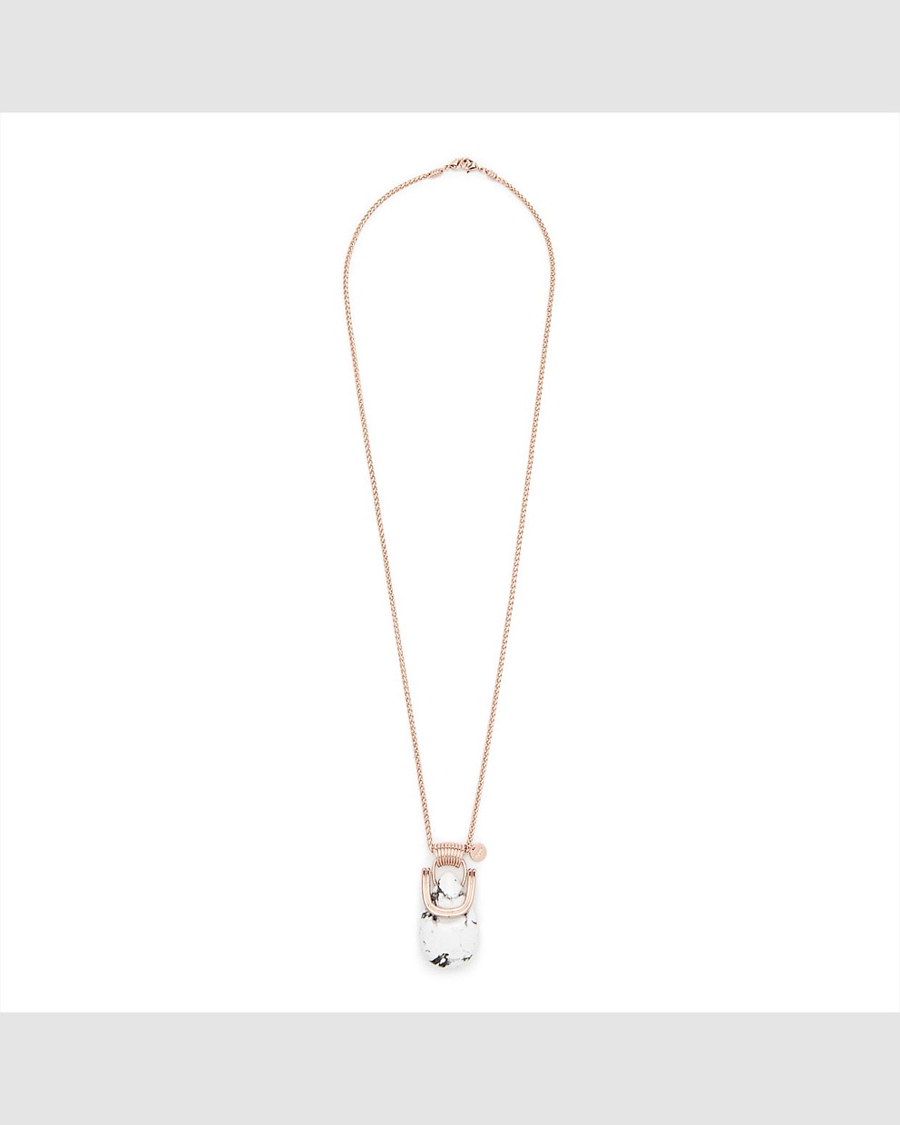 Alabaster MERIDIAN PENDANT NECKLACE - Necklaces | Mimco