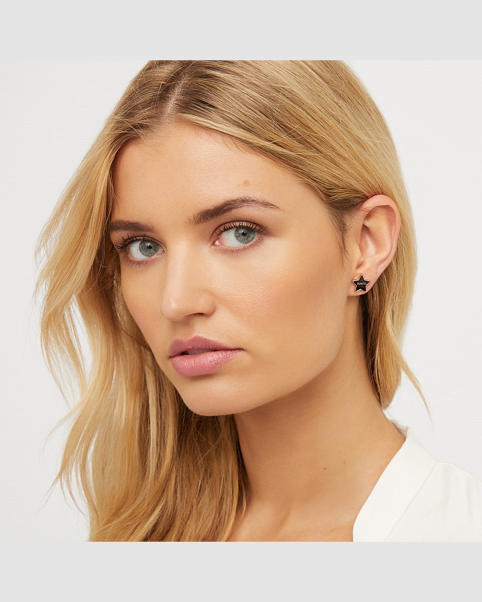 Black Rose Gold INTERSTELL STUD Stud Earrings Mimco