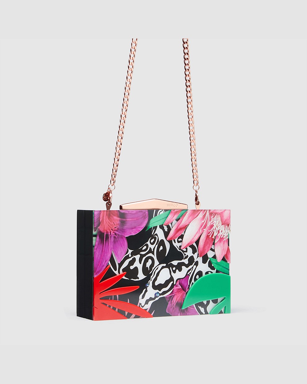 SERPENTINE HARDCASE EVENING BAG