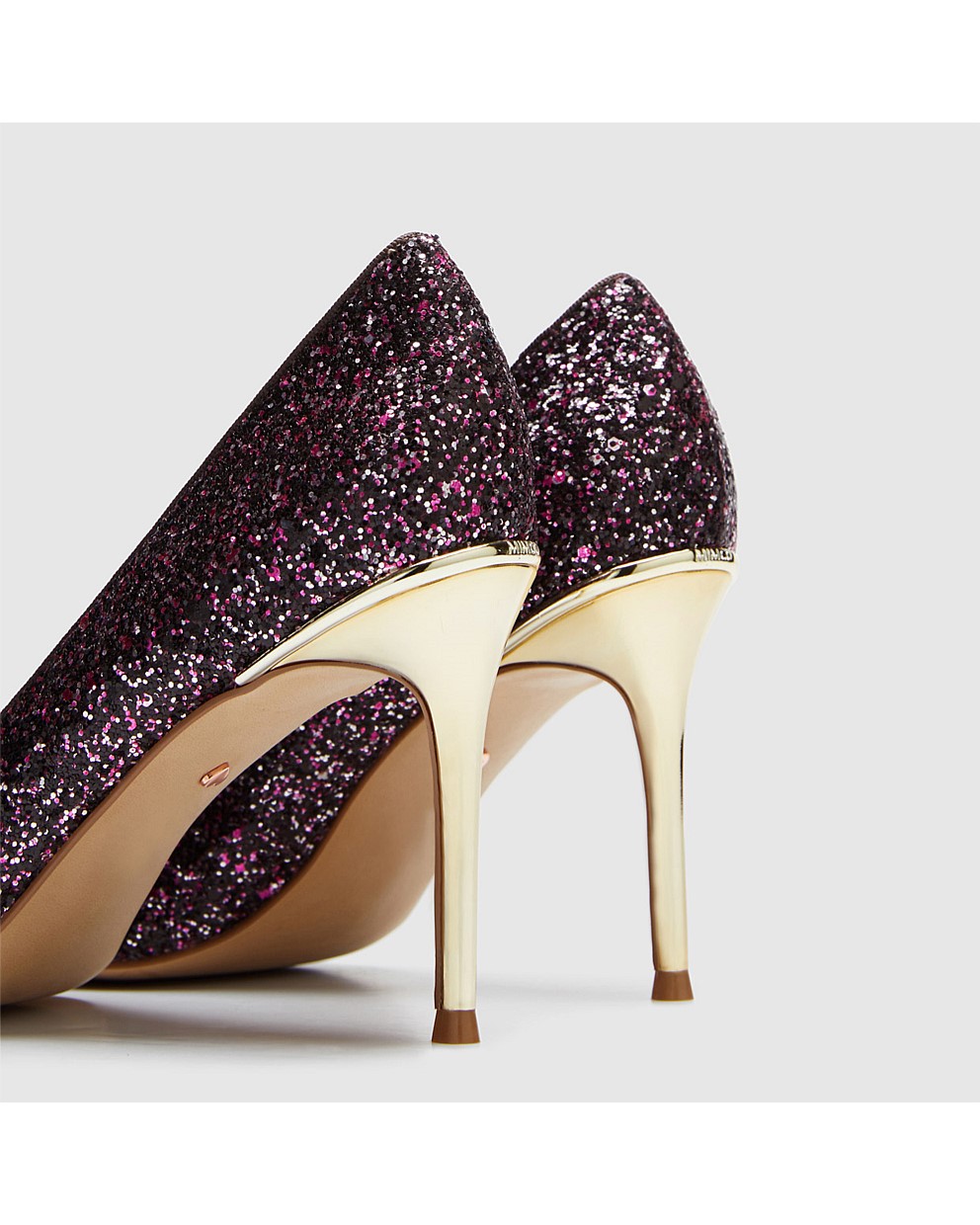 CARVE GLITTER PUMP HEELS