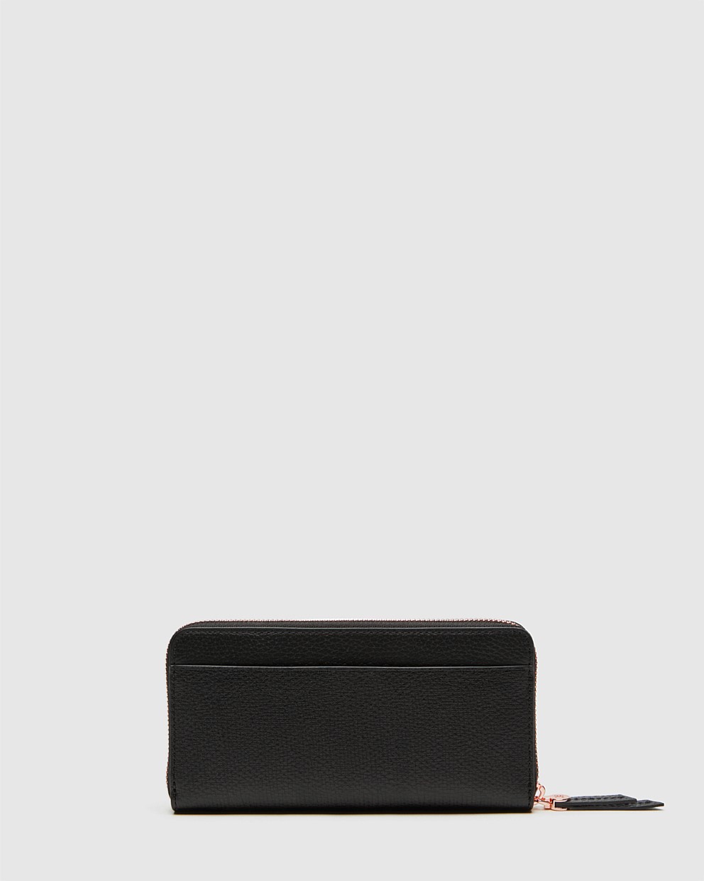 Black Rose Gold DVINE LARGE WALLET Wallets Mimco