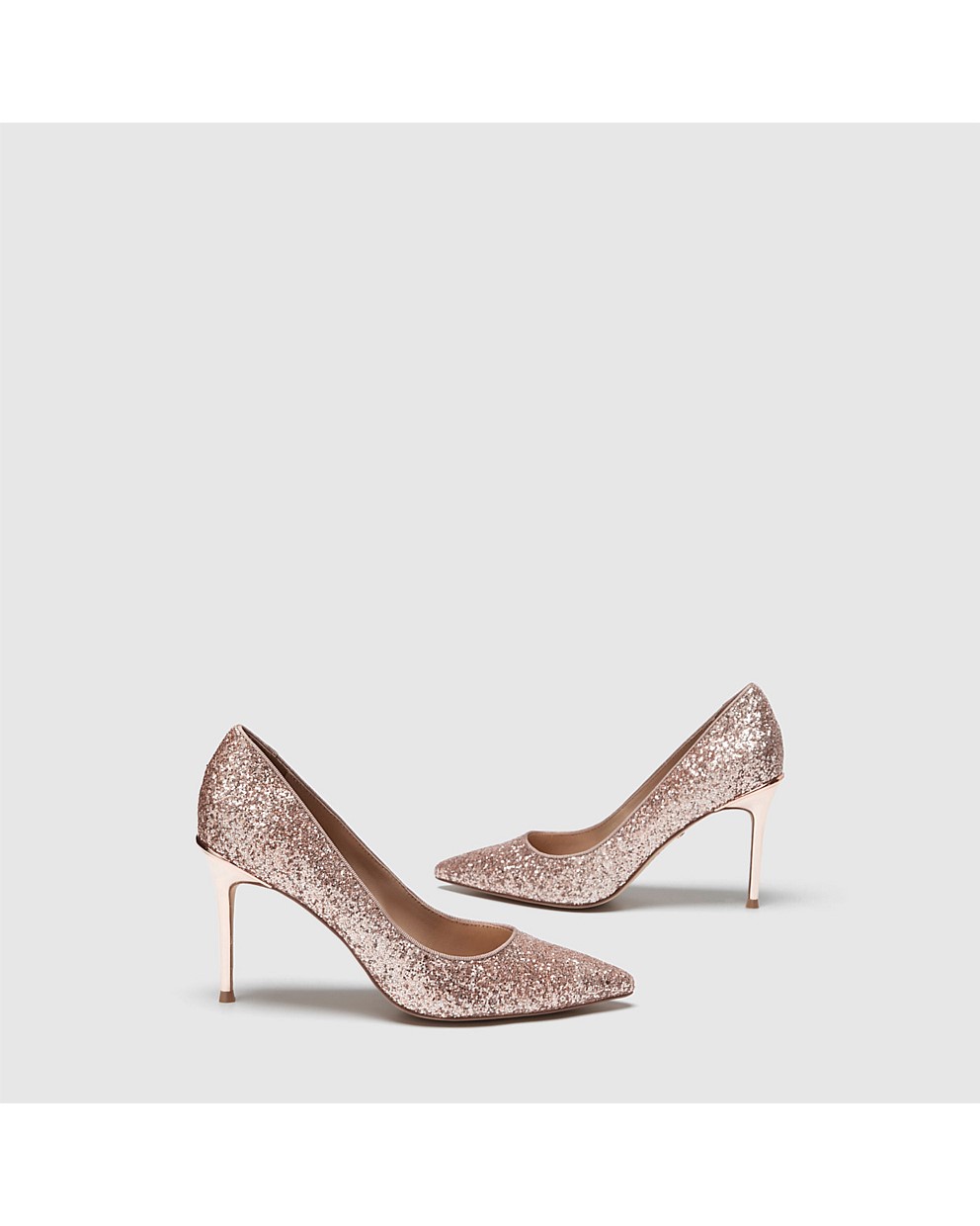 carve glitter pump heels