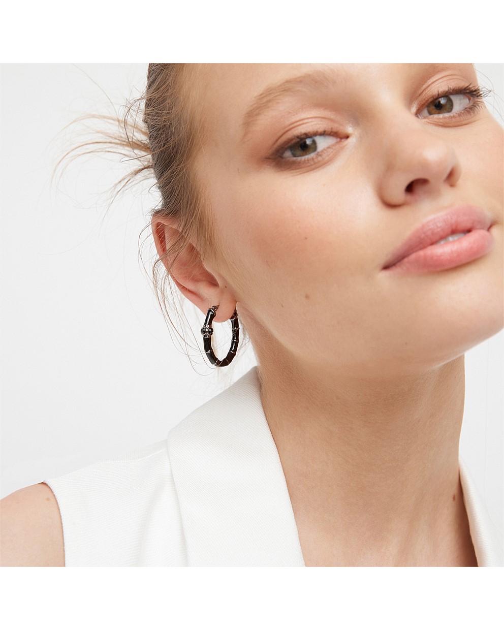 intwine hoop earrings