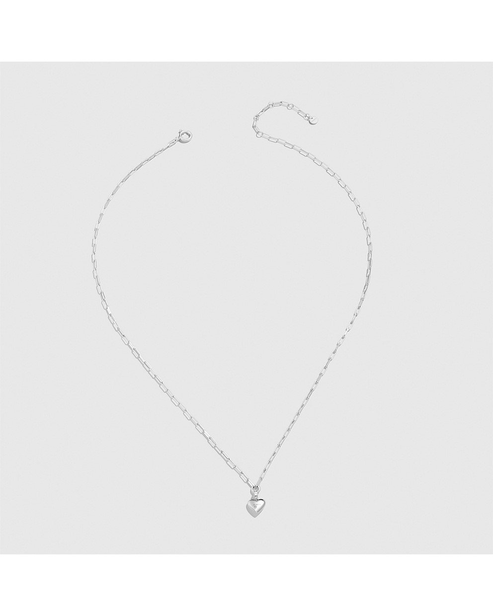 love locket sterling silver necklace