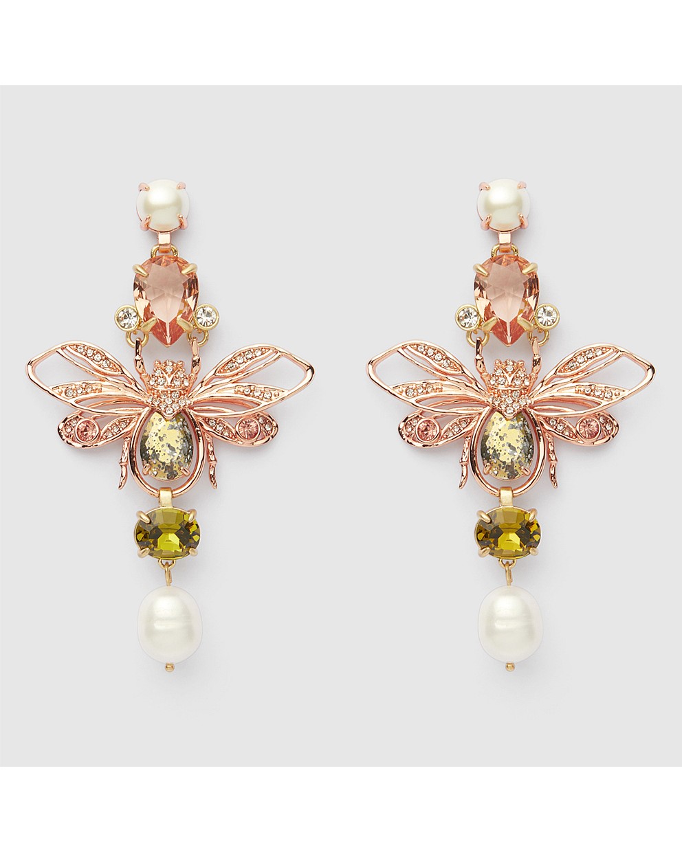 Multicolour Queen B Drop Earrings Drop Earrings Mimco