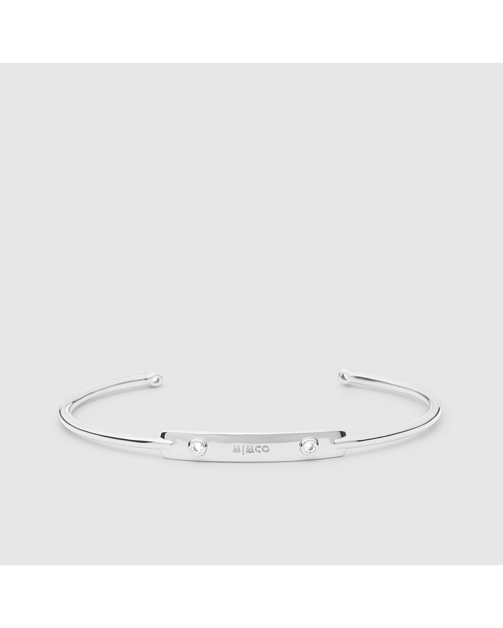 Twinkling Sterling Silver Cuff Bangle