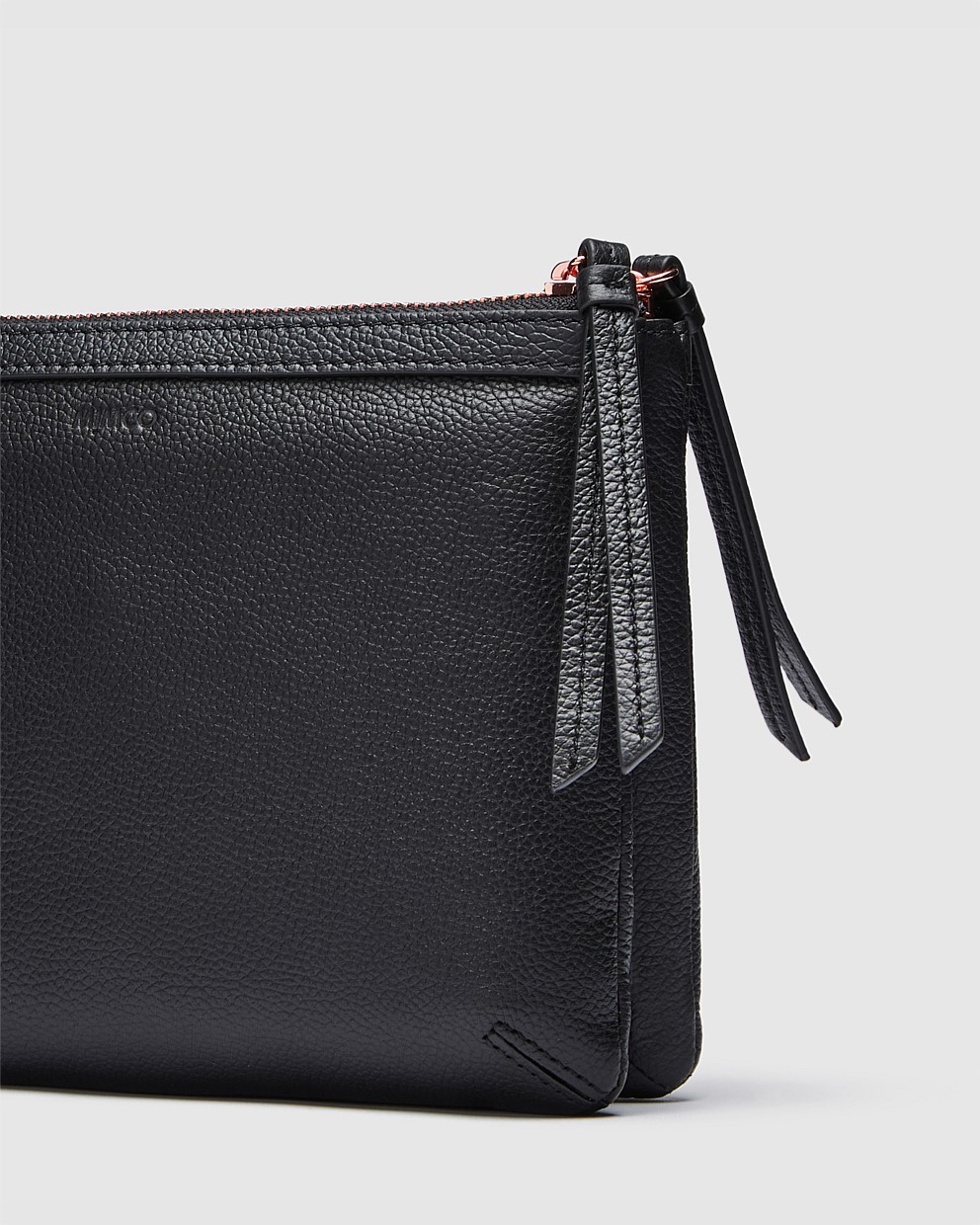 Black Rose Gold MimMazing Duo Cross Body Bag Crossbody Bags Mimco