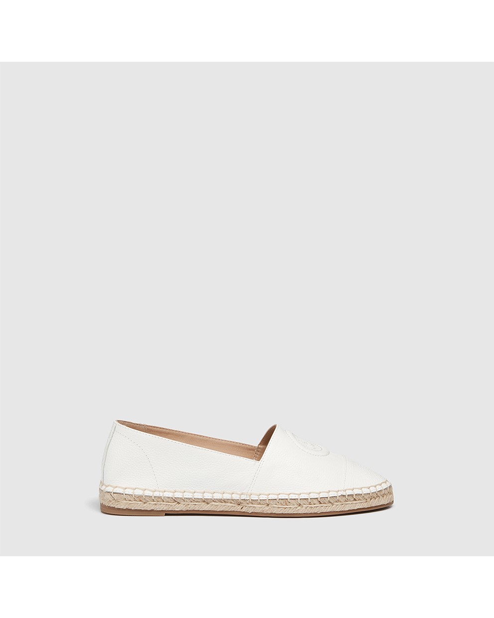 White Mim Espadrille Shoes Mimco