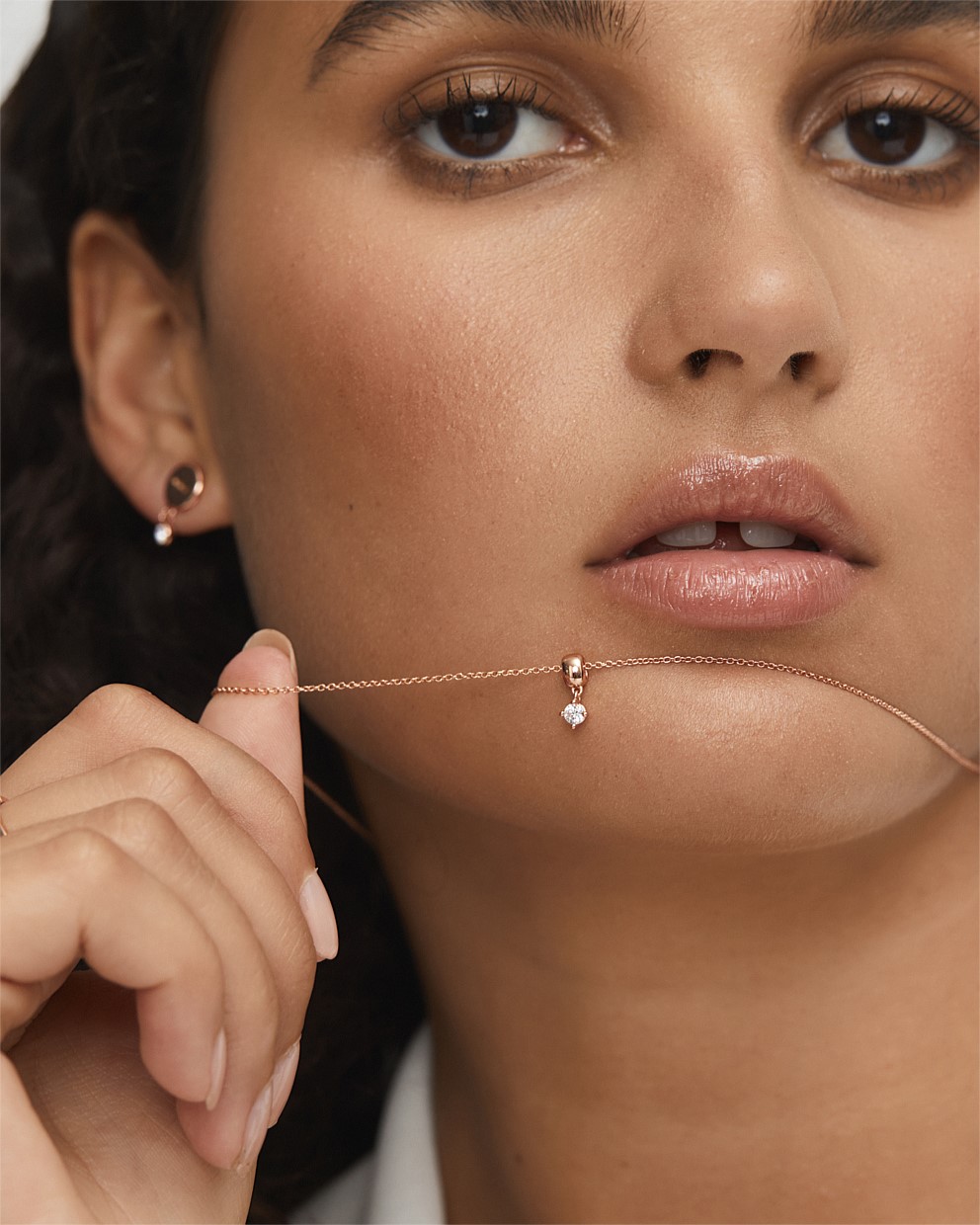 Shimmer Sterling Silver Necklace