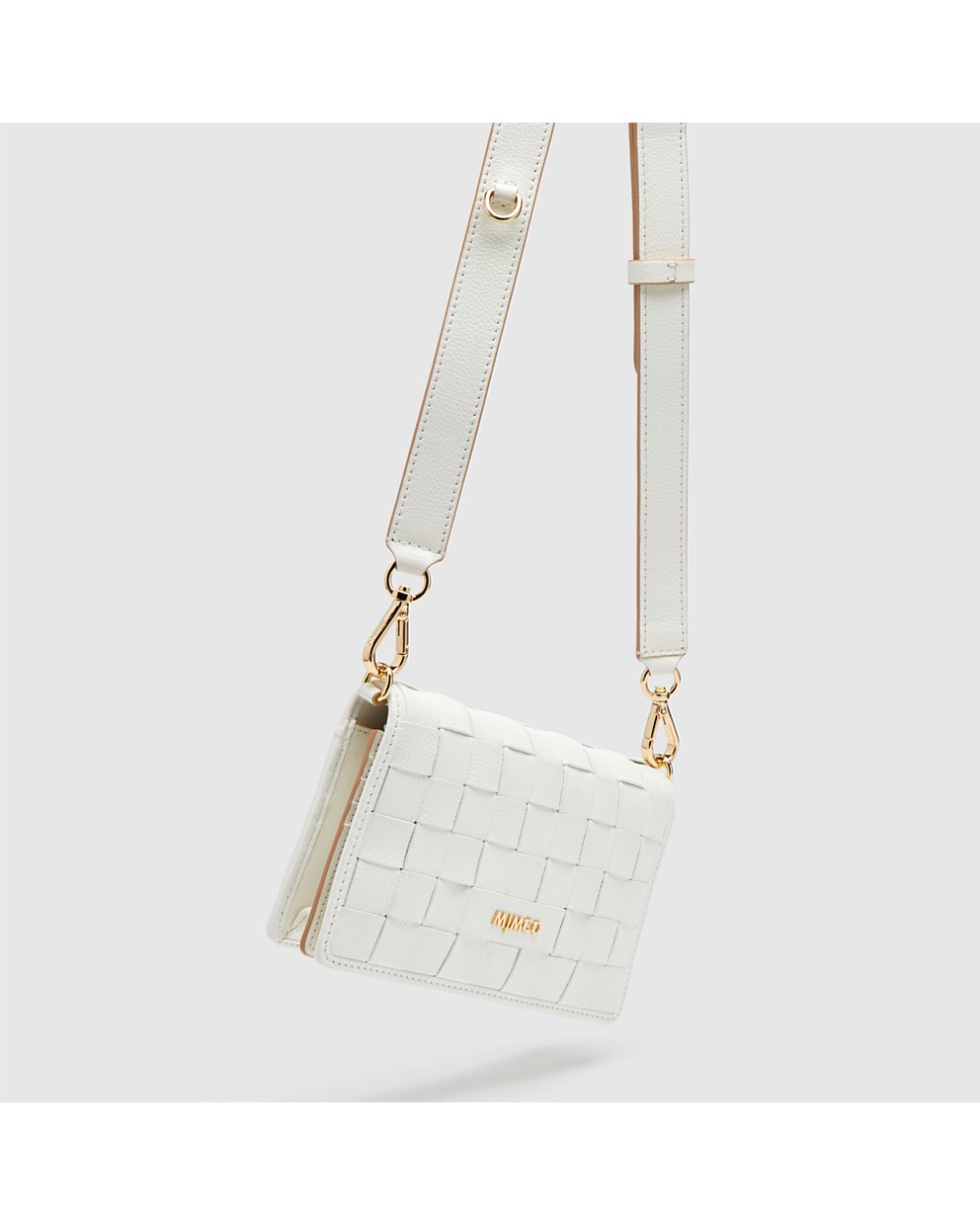 White Believer Wallet Cross Body Bag Crossbody Bags Mimco