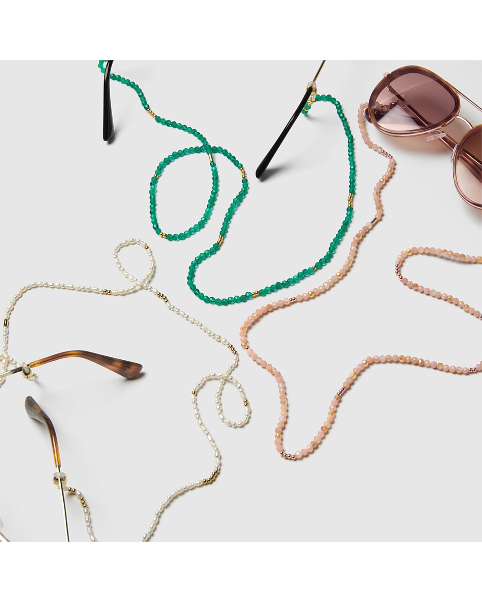 Emerald Venture Sunglasses Chain Sunglasses Mimco