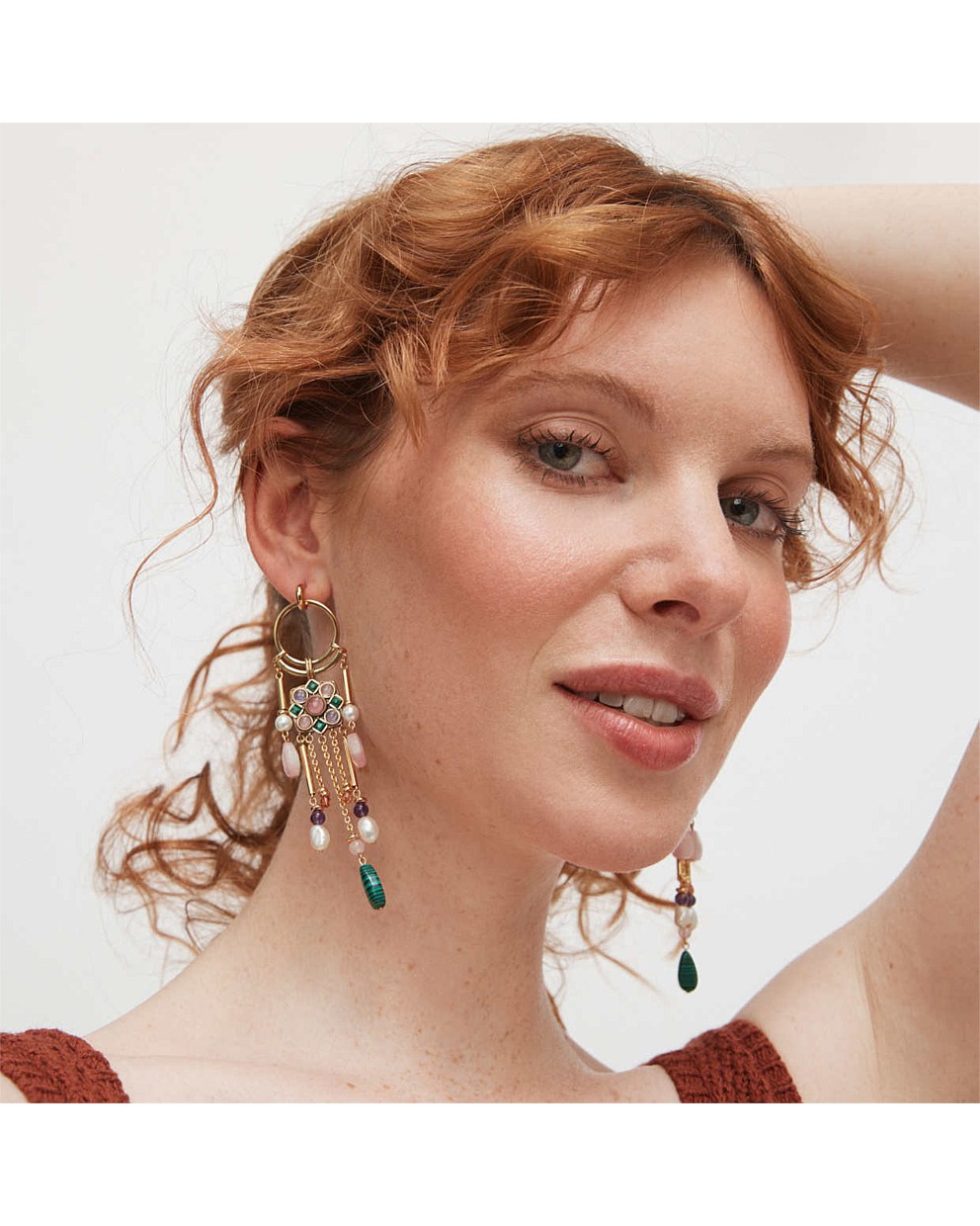 Ankara Statement Earrings