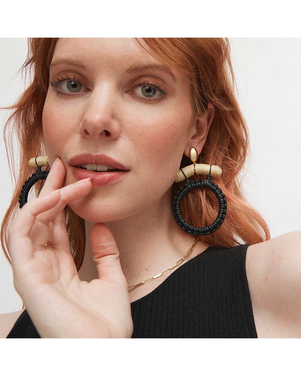 Bind Statement Earrings