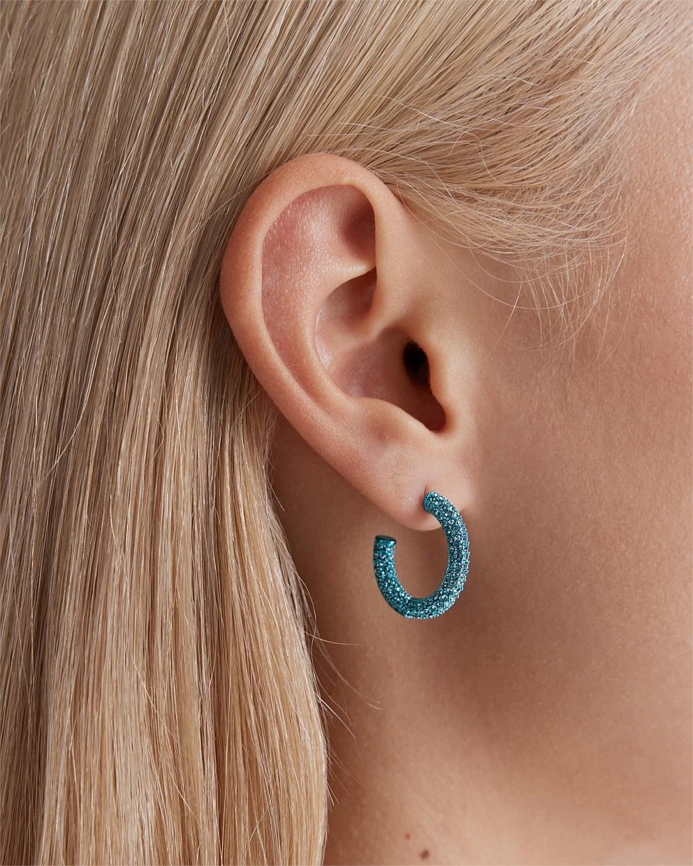 Splendid Pave Hoop Earrings