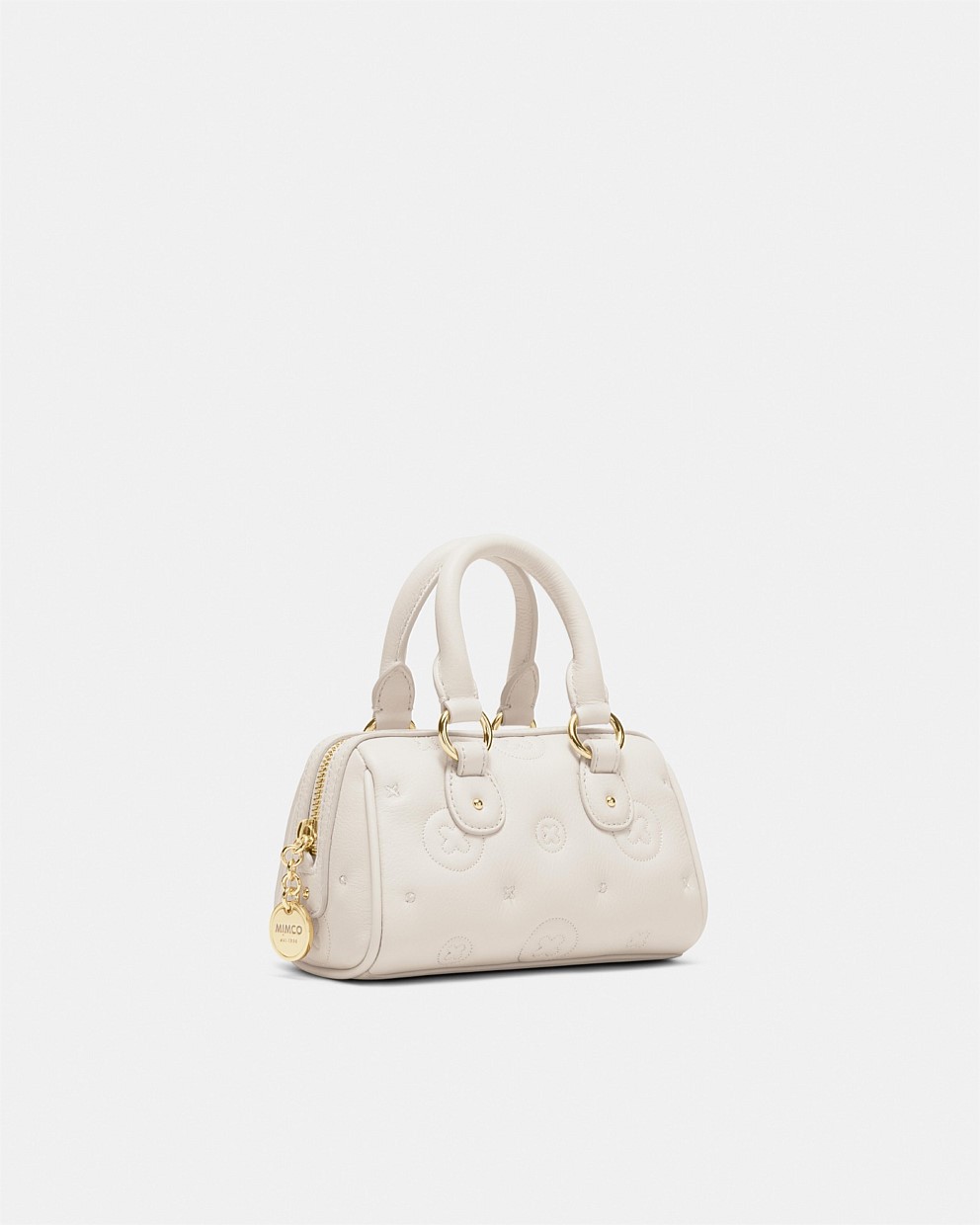 Flashback Leather Mini Bowler Crossbody Bag