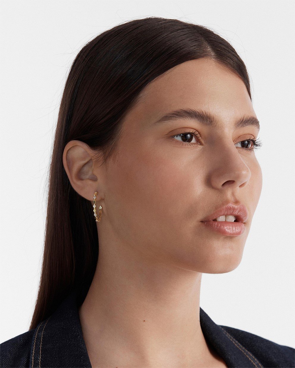 Ace Hoop Earrings