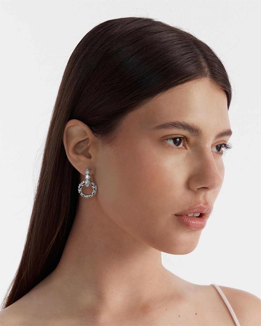 Glitter Hoop Earrings