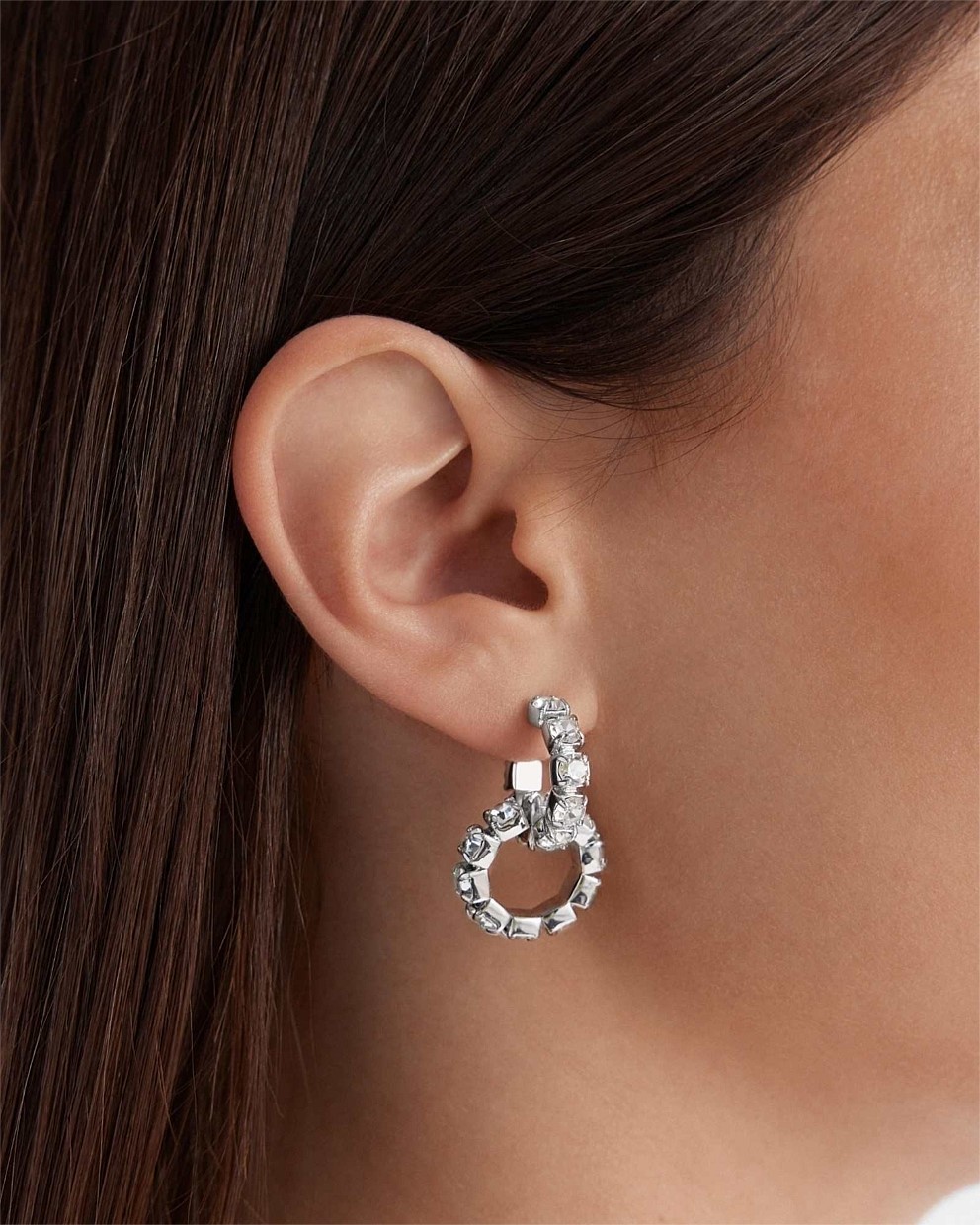 Glitter Hoop Earrings