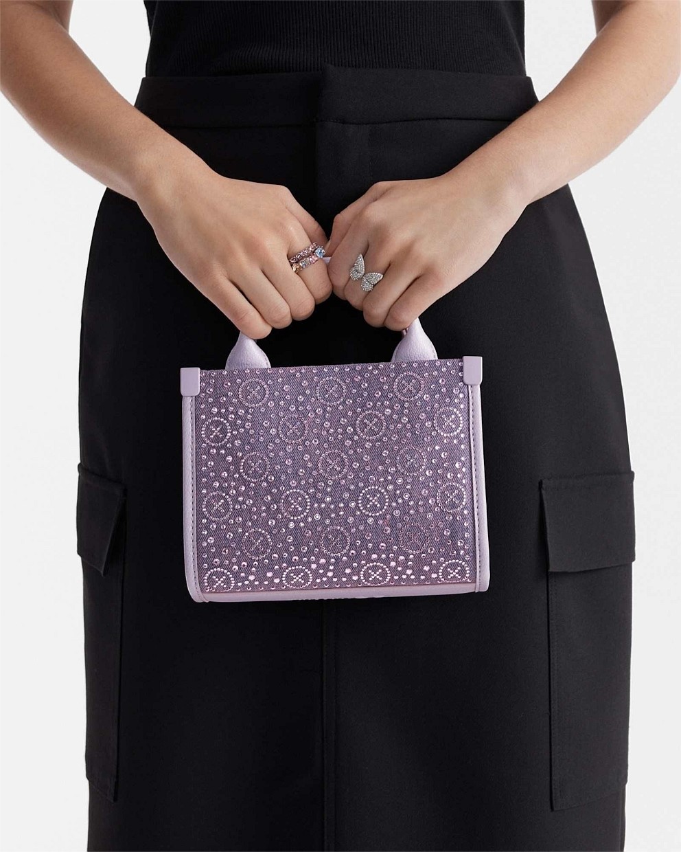 Mim-Gram Sparkle Crossbody Bag