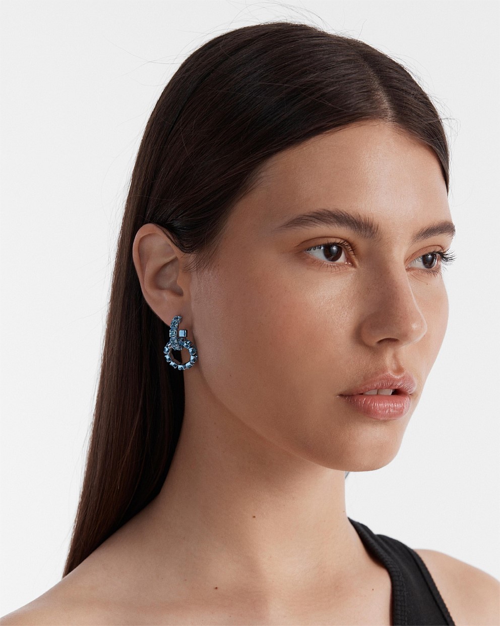 Glitter Hoop Earrings