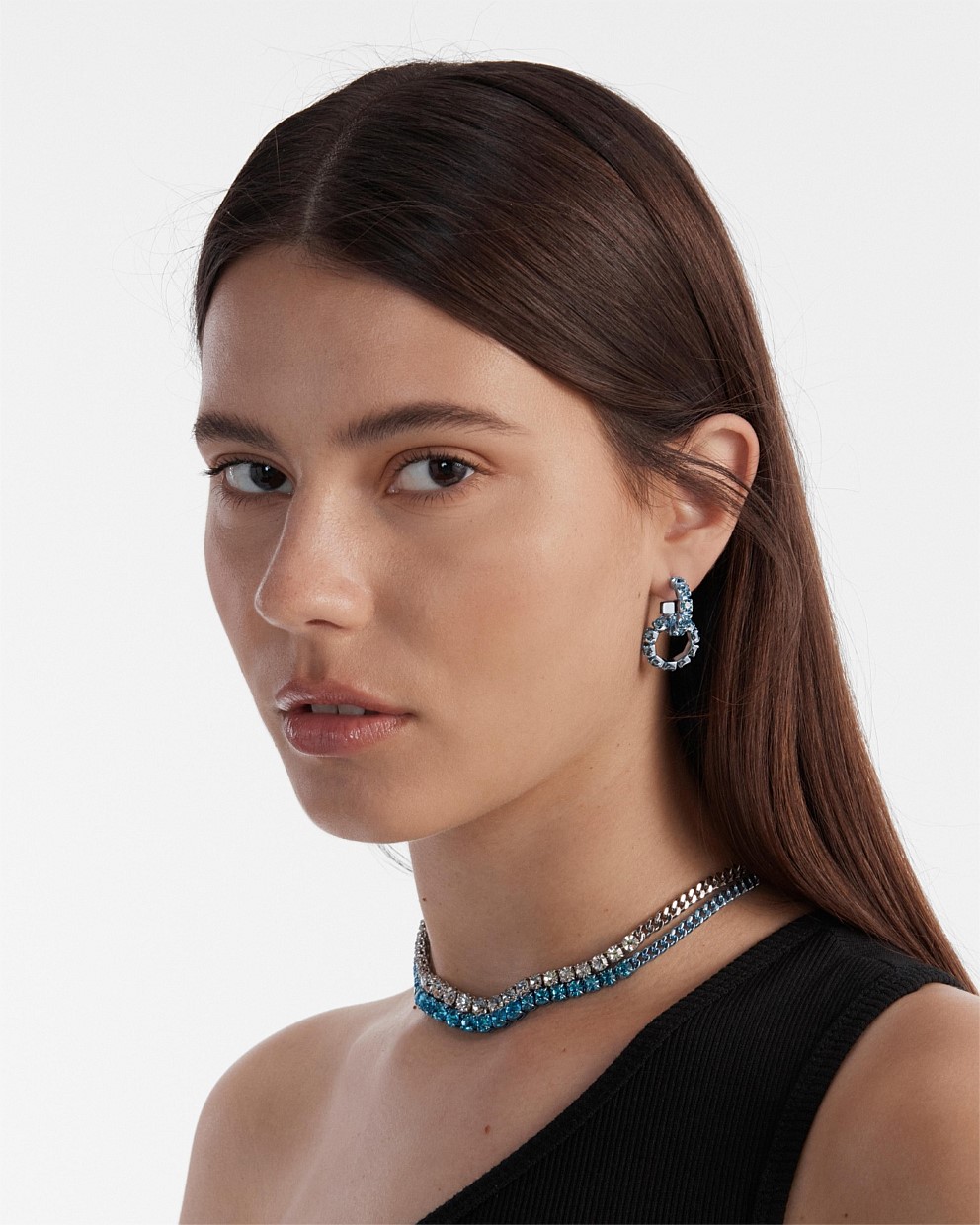 Glitter Hoop Earrings