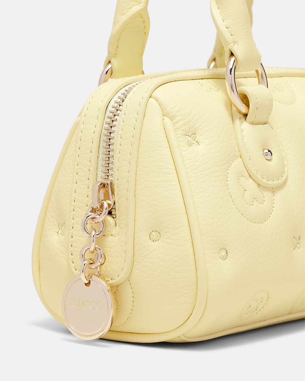 Flashback Leather Mini Bowler Crossbody Bag