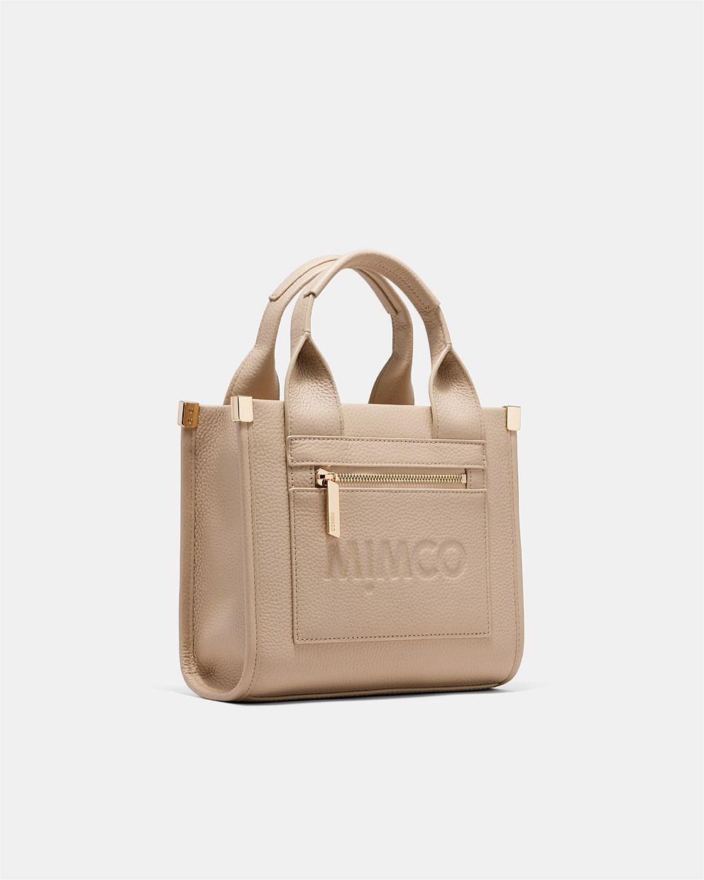 Waffle Patch Leather Mini Tote Bag - Bags | Mimco