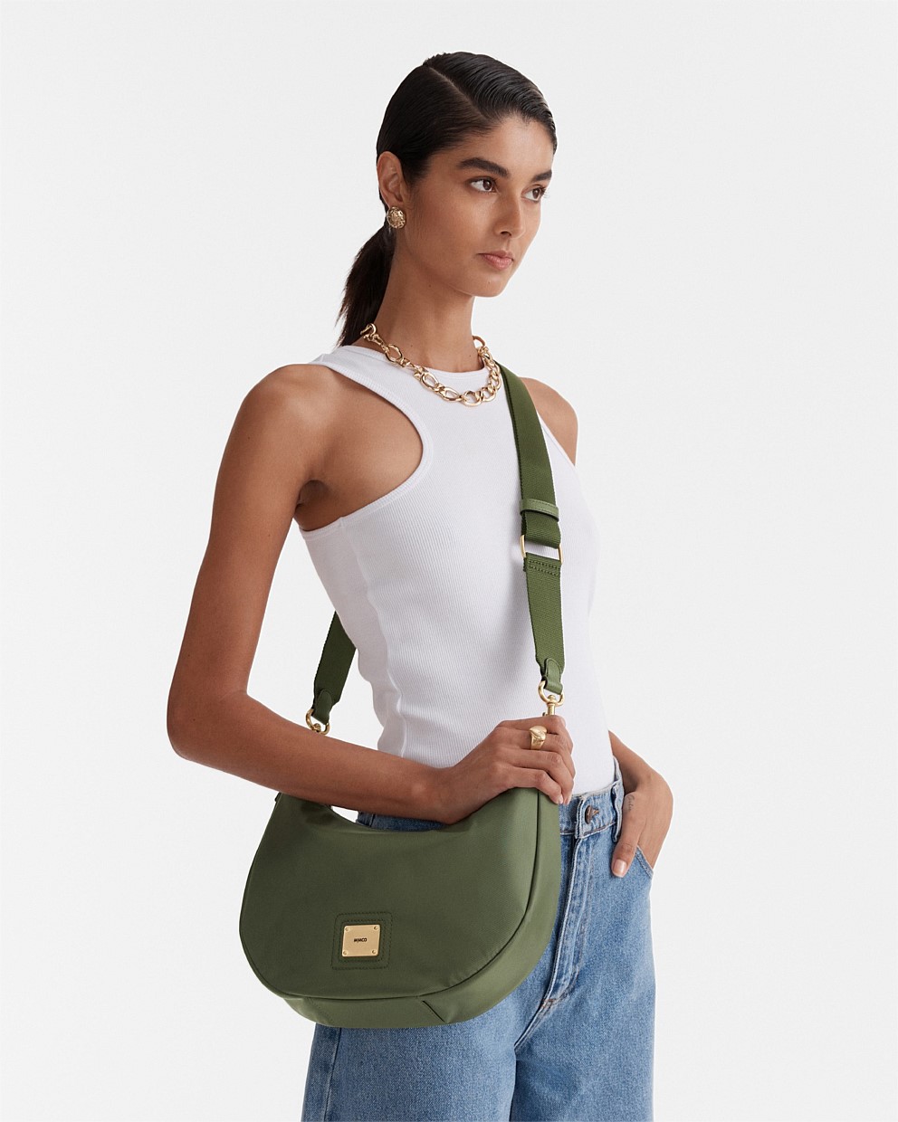 Winter Moss Elements Crossbody Bag - Bags | Mimco