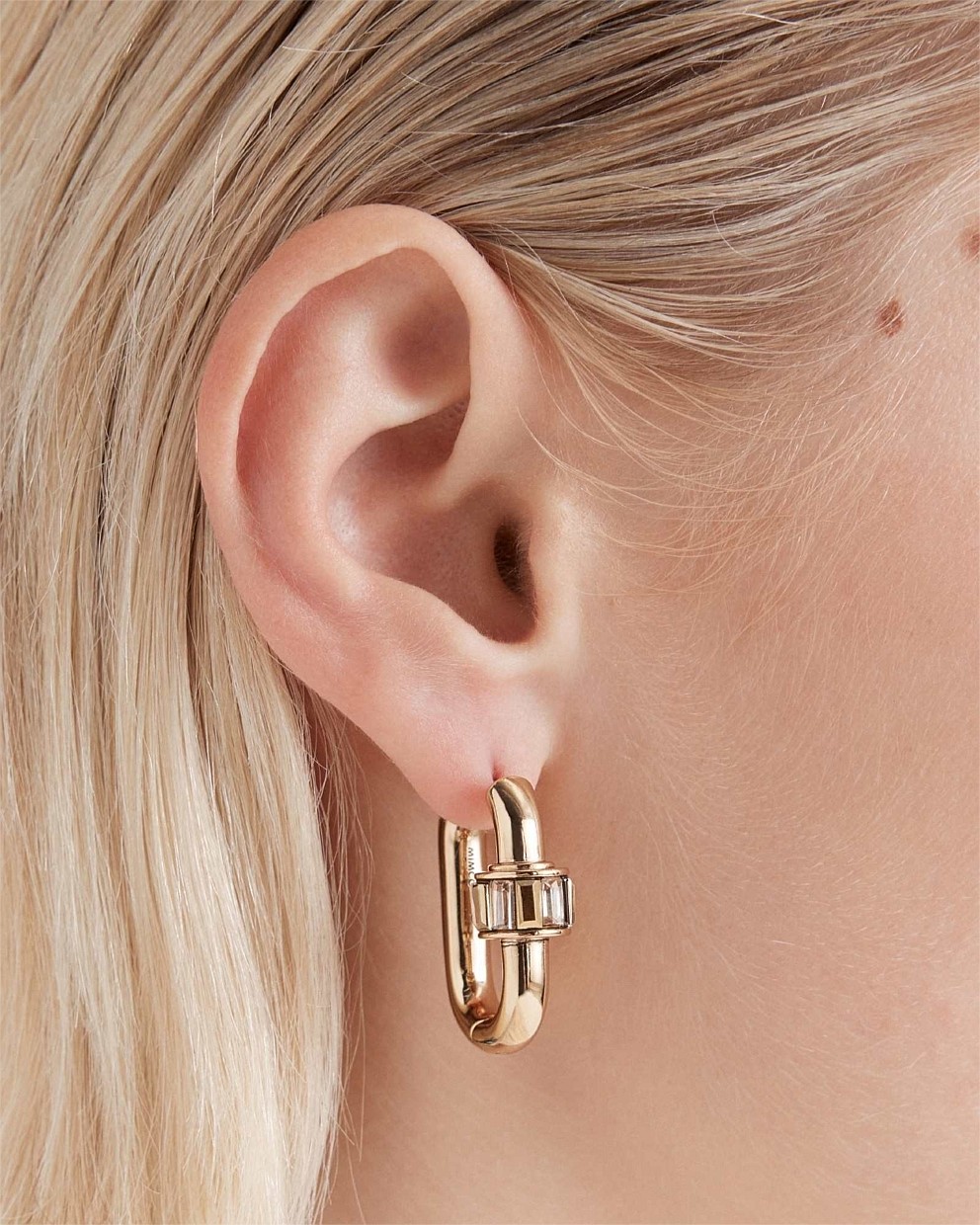 Descent Huggie Hoop Earrings