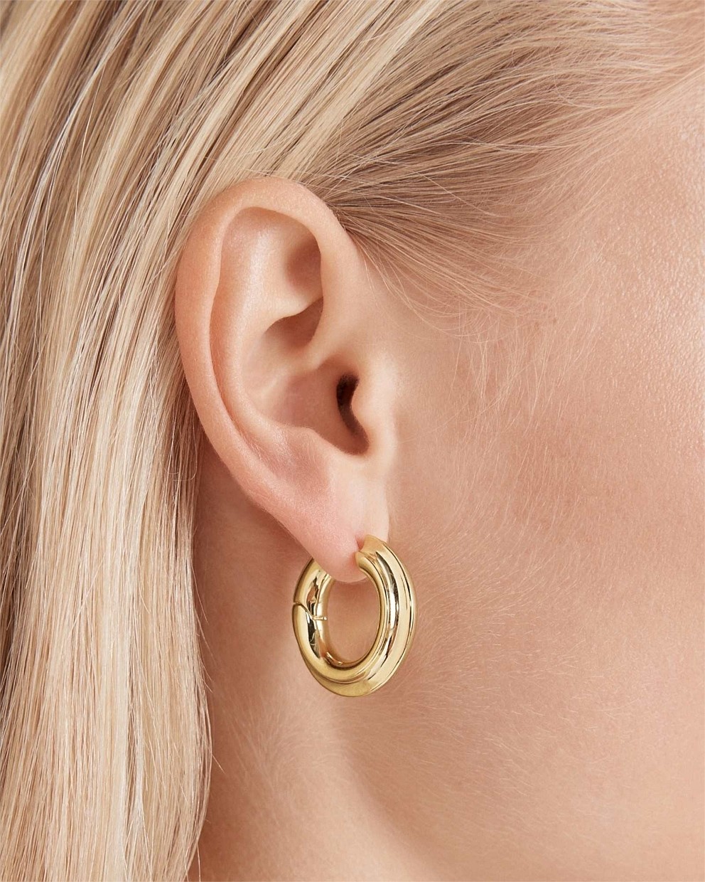 Lets Groove Large Hoop Earrings