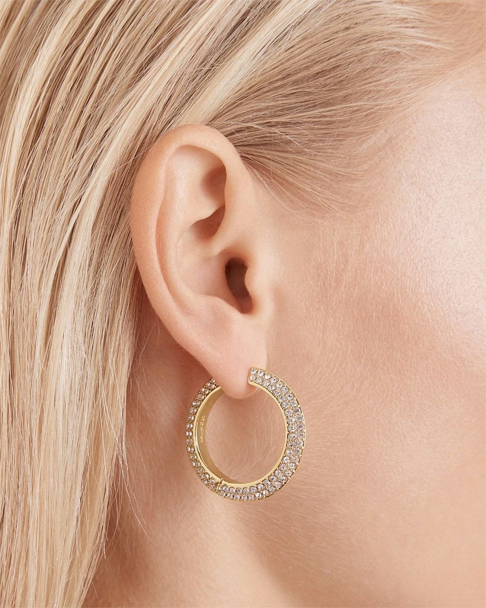 The Edge Large Hoop Earrings