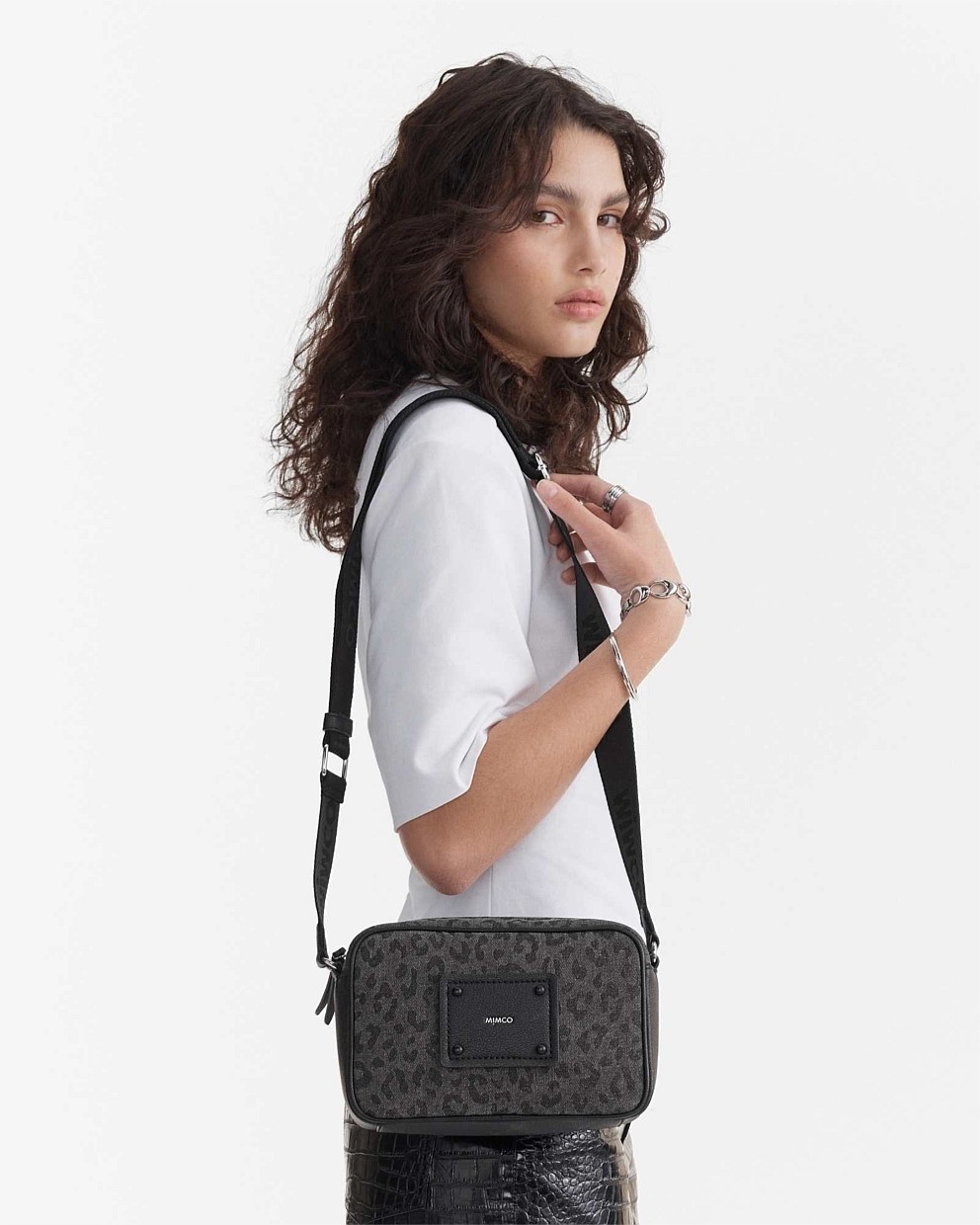 Black Leopard Brunswick Crossbody Bag - Brunswick | Mimco