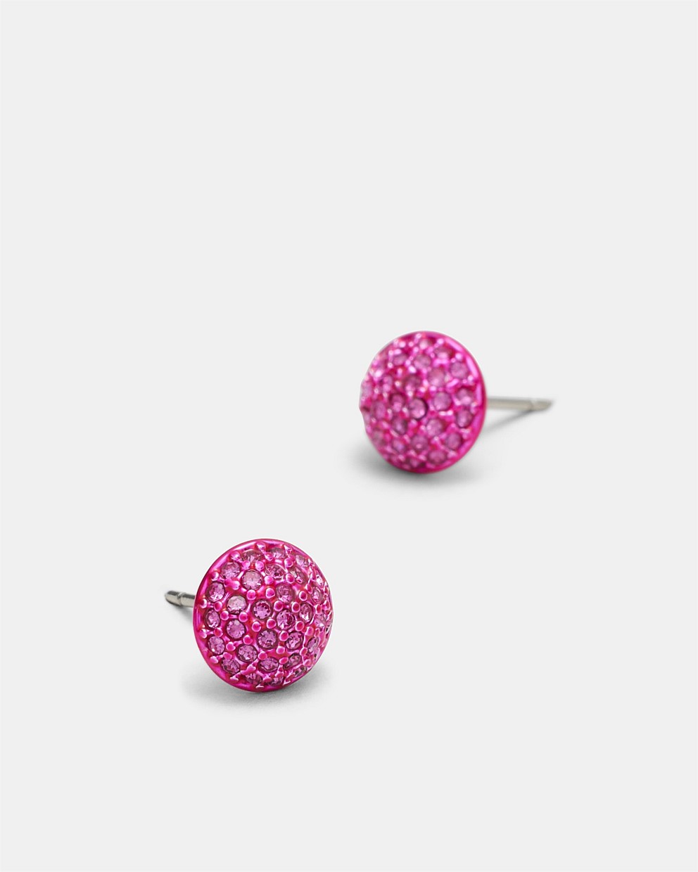 Disco Pave Stud Earrings