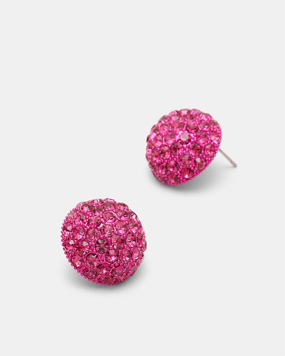 Disco Pave Large Stud Earrings