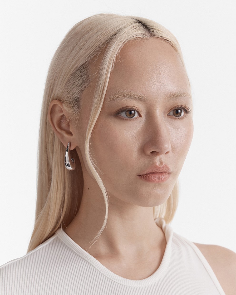 The Podium Hoop Earrings