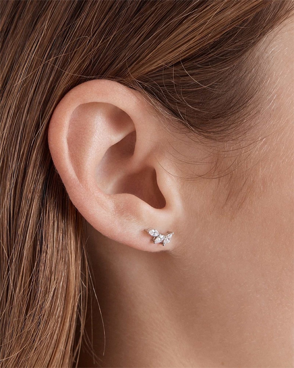 Quill Cluster Stud Earrings