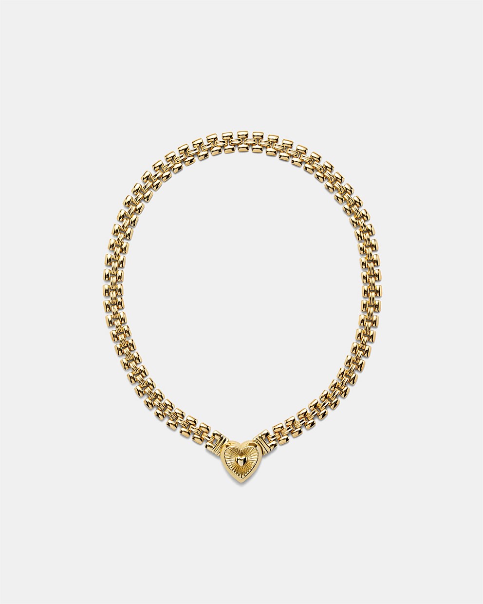 Los Angeles Heart Chain Choker Necklace