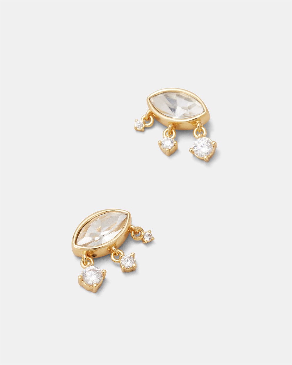 Nazar Crystal Stud Earrings