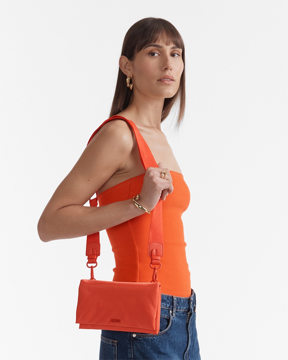 Puffy Nylon Crossbody Bag