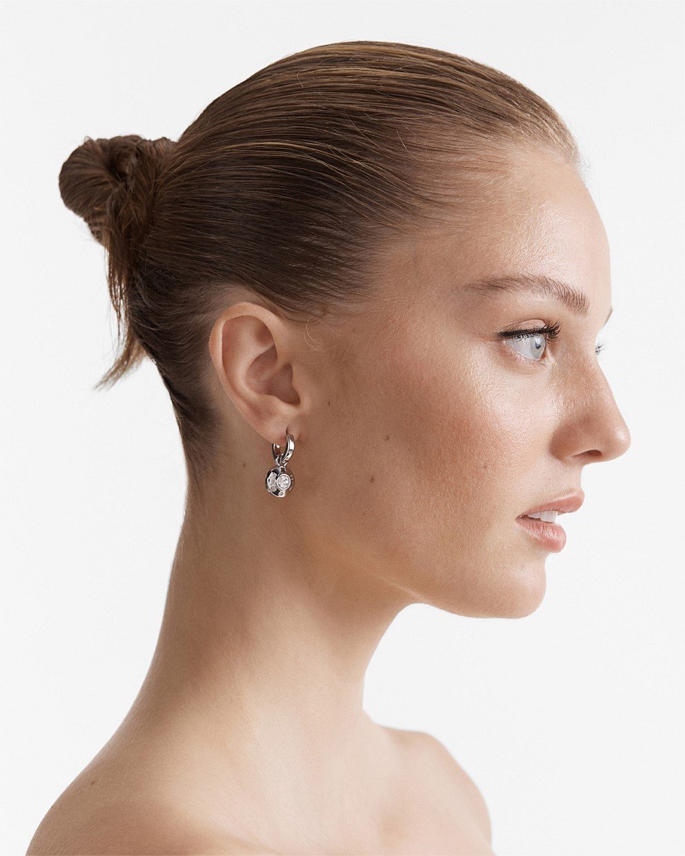 Enliven Charm Hoop Earrings