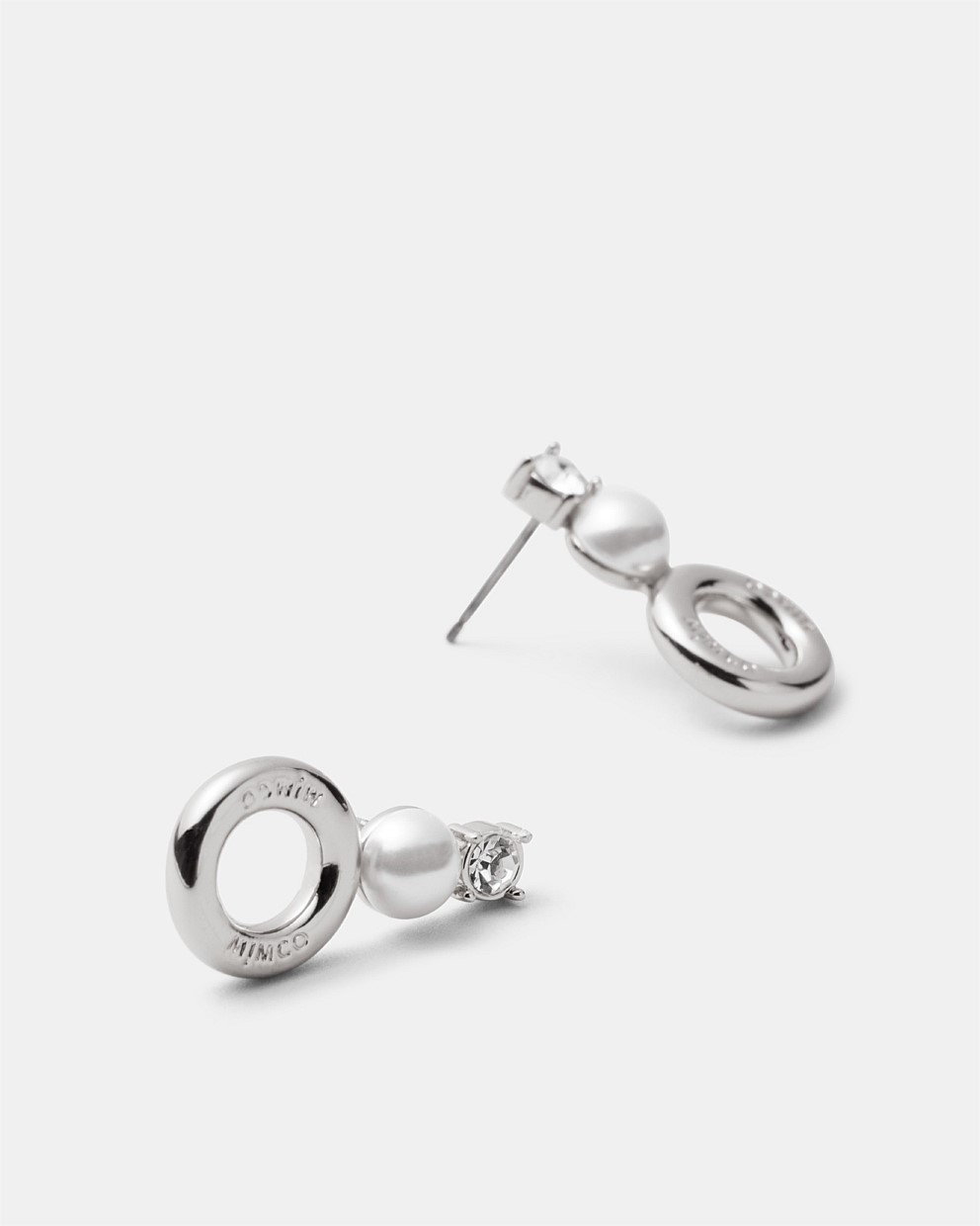 Circulate Drop Stud Earrings