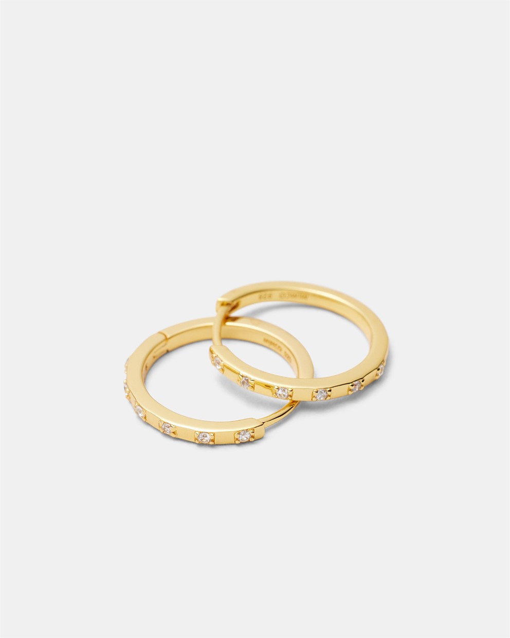 Vela Large Huggie Hoop Earrings