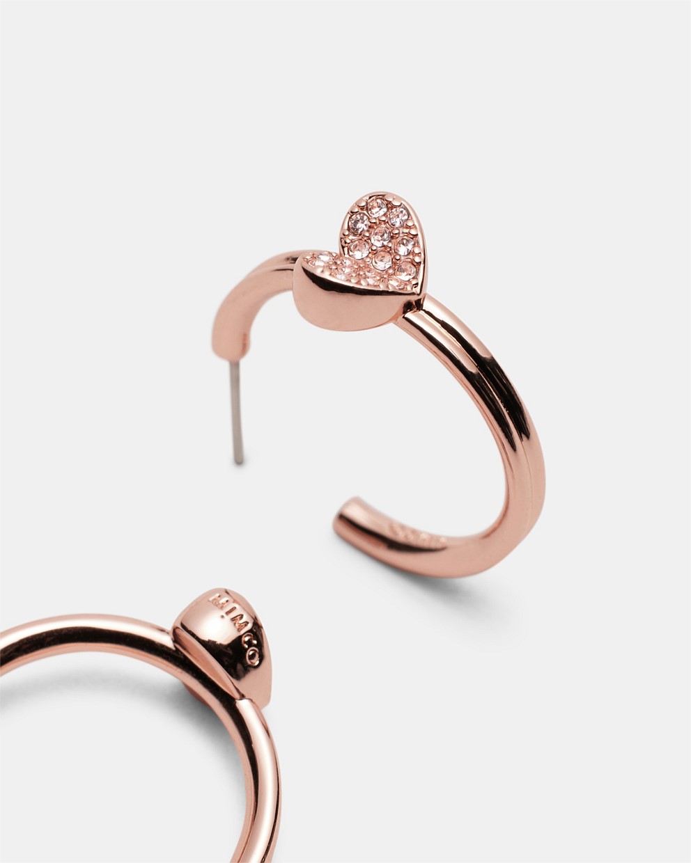 Heart To Heart Hoop Earrings
