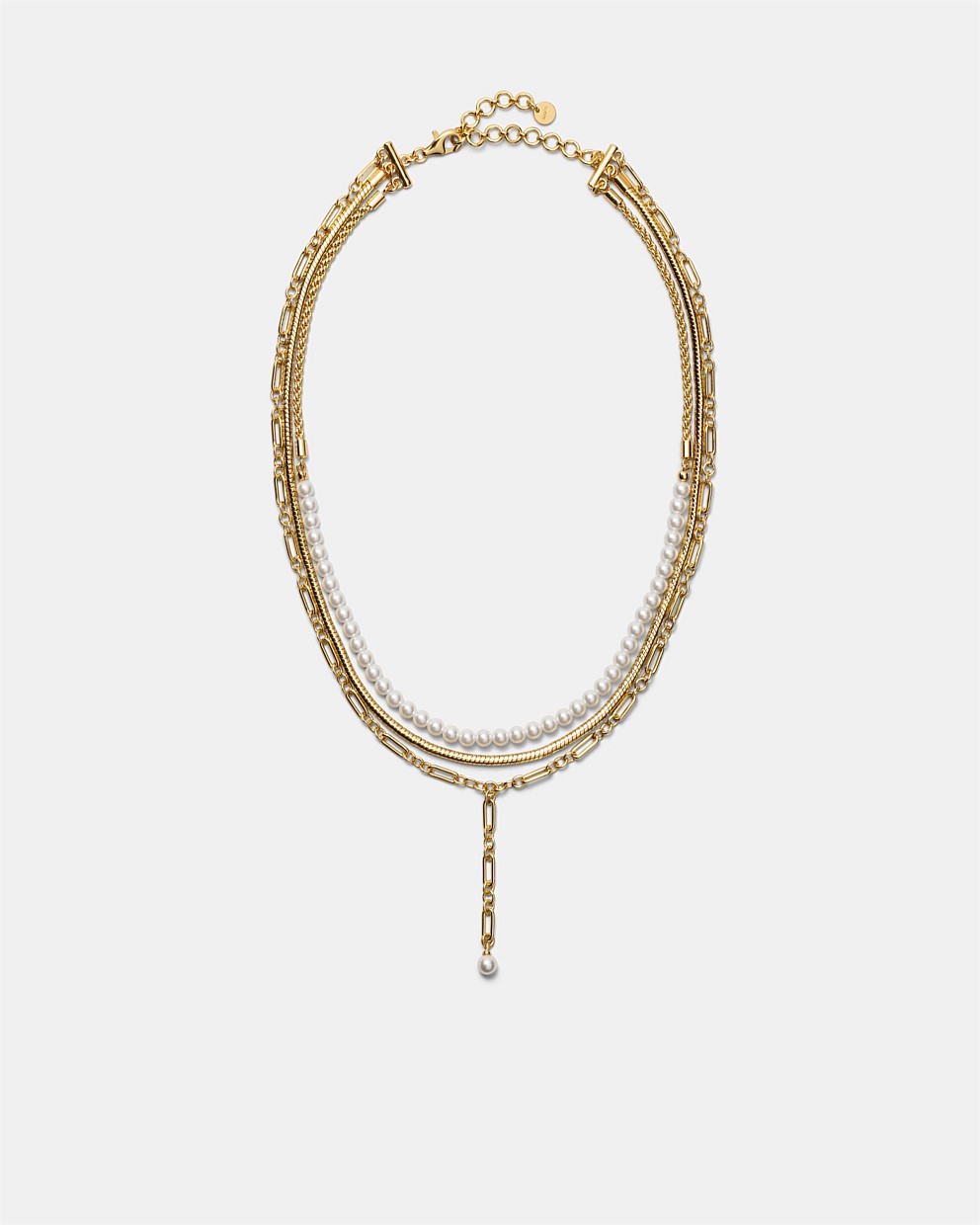 Stacked Lariat Necklace