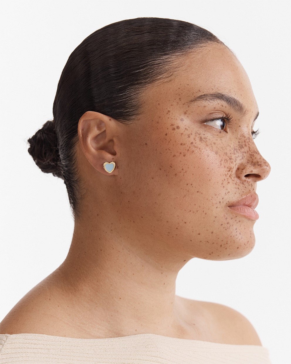 Lover Heart Stud Earrings